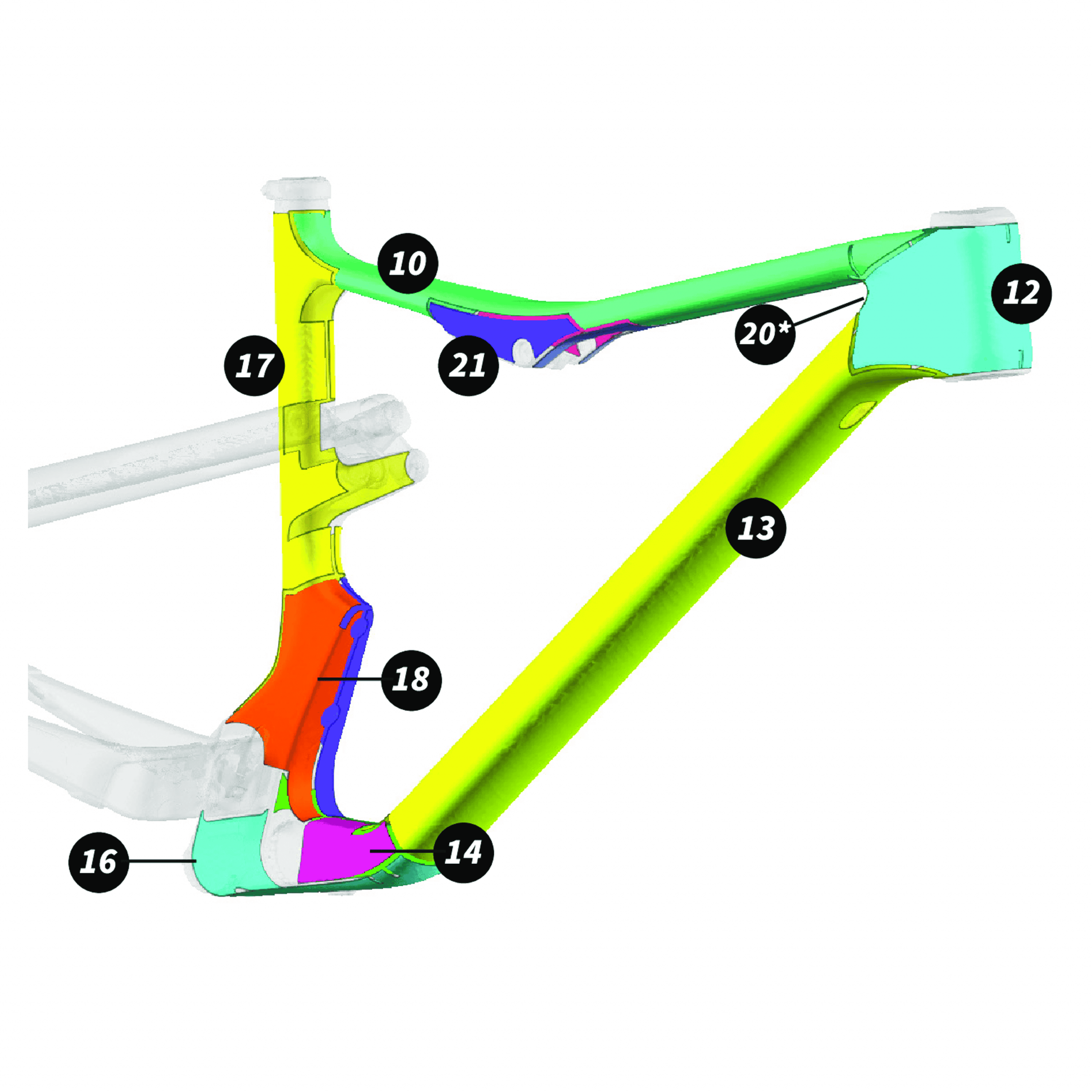 Protector a medida "Cannondale Scalpel " 2024 al 2025 -Talla/Larga - Imagen 2